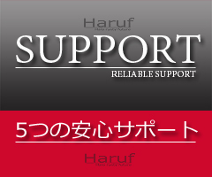 ハルフ5つのサポート