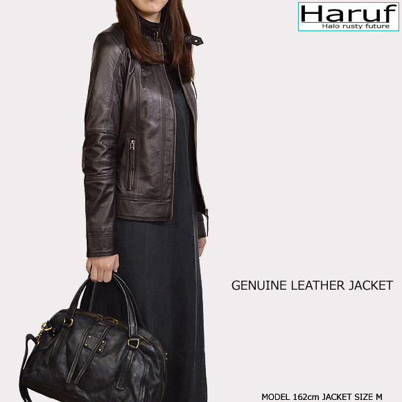 本革 レザージャケット レディース シングルライダース 革ジャン