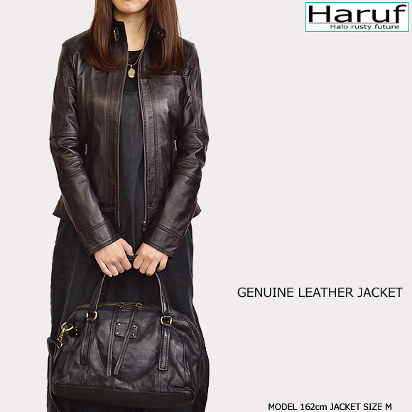 本革 レザージャケット レディース シングルライダース 革ジャン