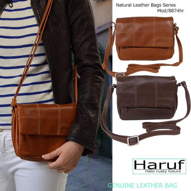 ショルダーバッグ 本革 bag8874hr-kan