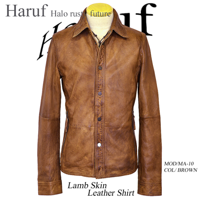 レザーシャツジャケット ma10brhn