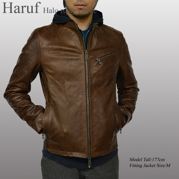 Haruf ハルフ 革ジャン メンズ アウター ブランド レザージャケット