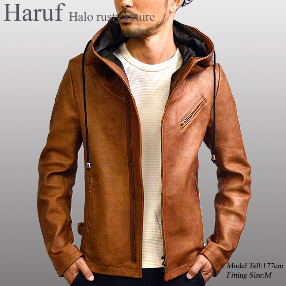 Haruf レザージャケット 羊革